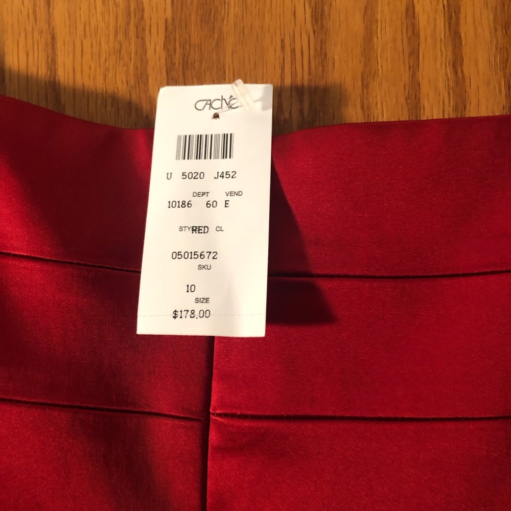Red party dress